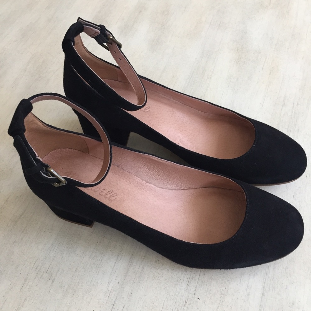 Madewell Inez in black suede
